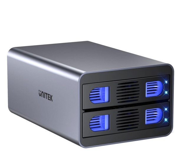 Unitek Obudowa RAID SATA 2.5"/3.5" - 4 tryby, 40TB, 5Gb/s - 1291414 - zdjęcie